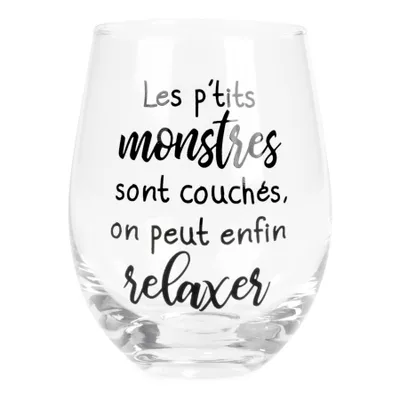 Wine Glass Without Stem – ” Les ptits monstres “