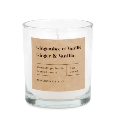 Glass candle – Vanilla ginger
