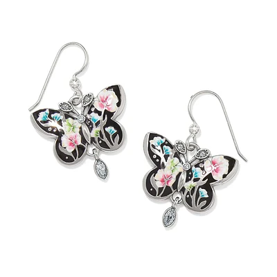 Botanique Butterfly French Wire Earrings