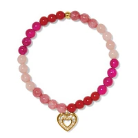 Enchanting Heart Stretch Bracelet