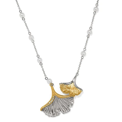 Everbloom Ginko Pearl Necklace