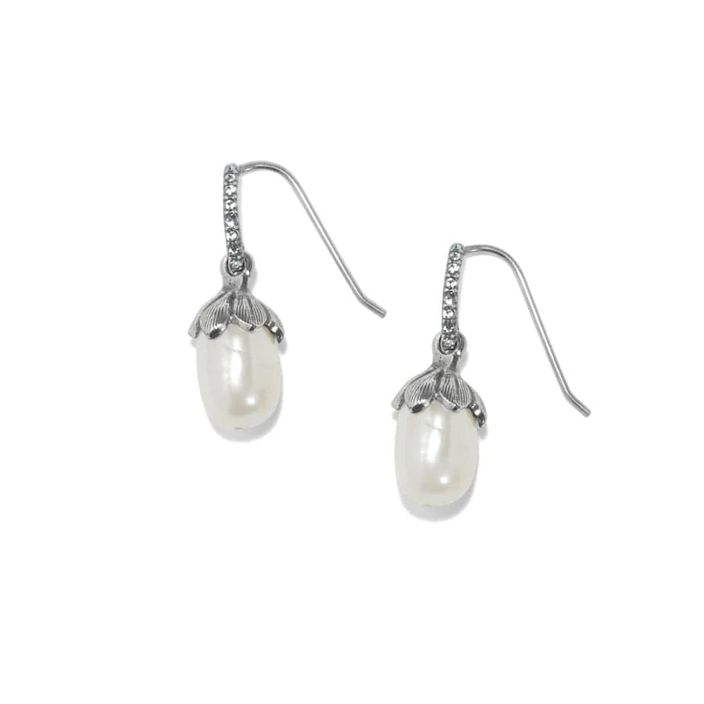 Everbloom Pearl Drop French Wire Earrings