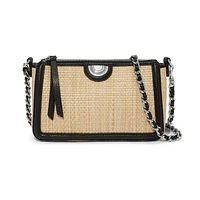 Glow Straw Cross Body Bag