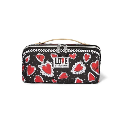 Hearts A Flutter Cosmetic Bag