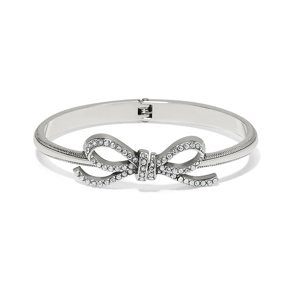 Illumina Bow Hinged Bangle