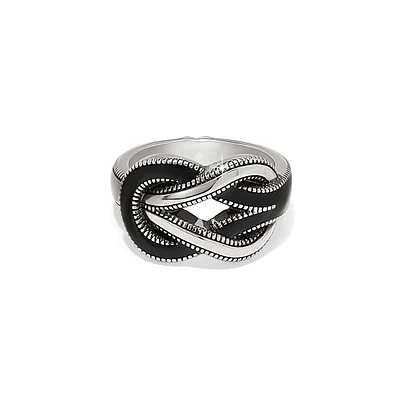 Interlok Harmony Black Ring