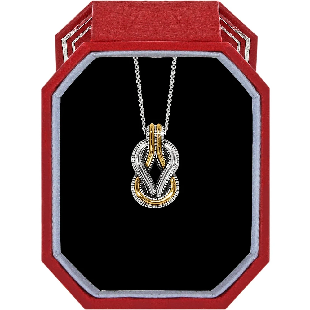 Interlok Harmony Two Tone Necklace Gift Box