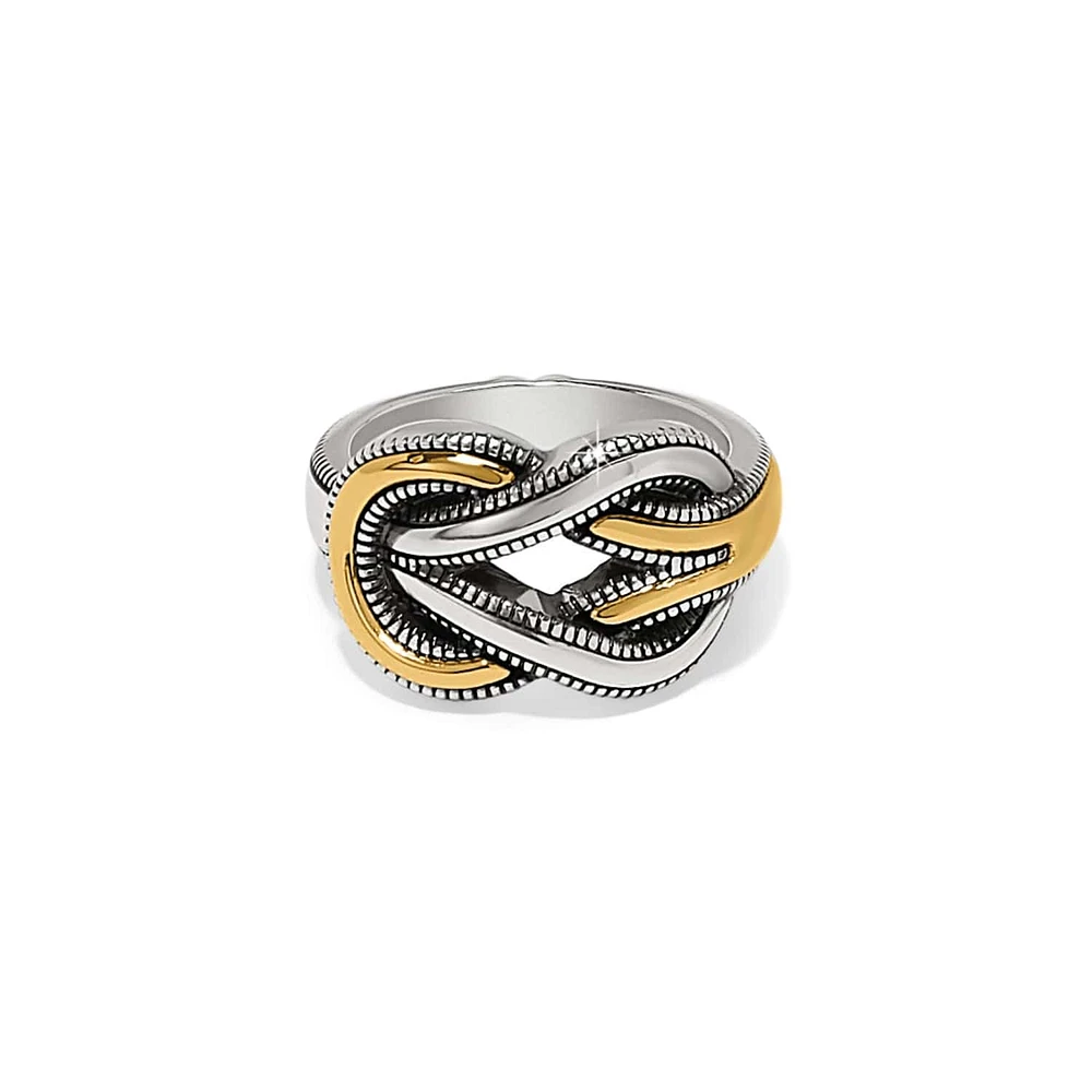 Interlok Harmony Two Tone Ring