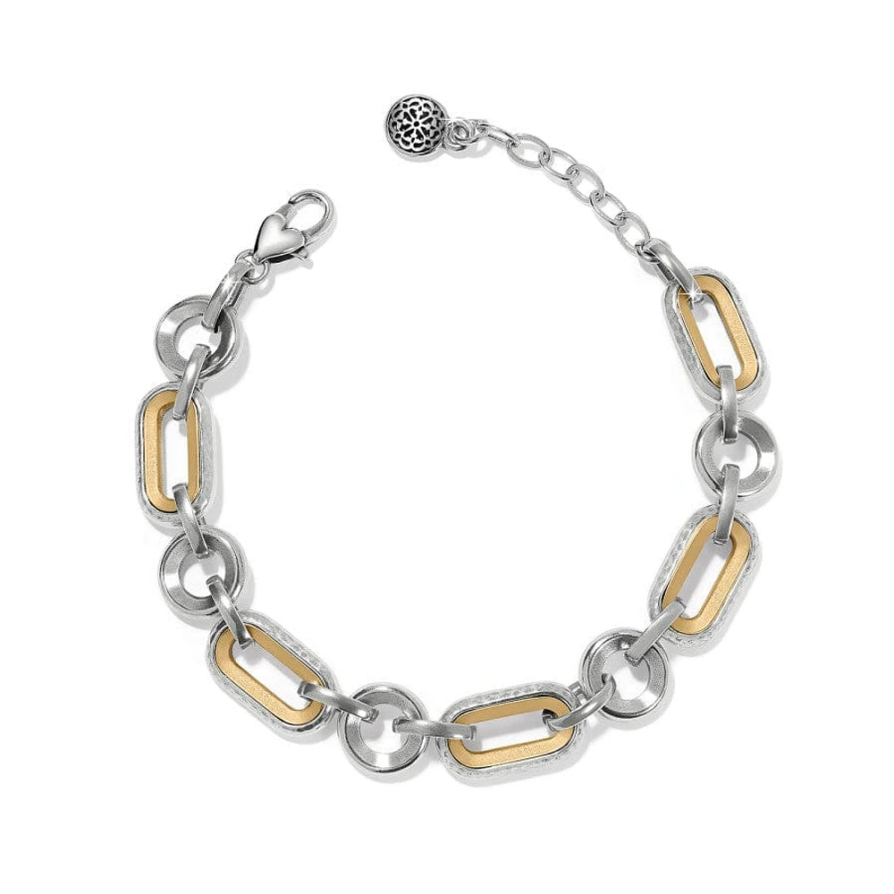 Medici Two Tone Link Bracelet