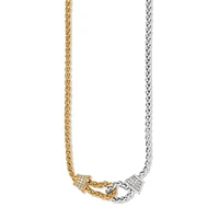 Meridian Ventus Two Tone Short Necklace