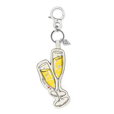 Paris Blooms Champagne For Two Handbag Fob