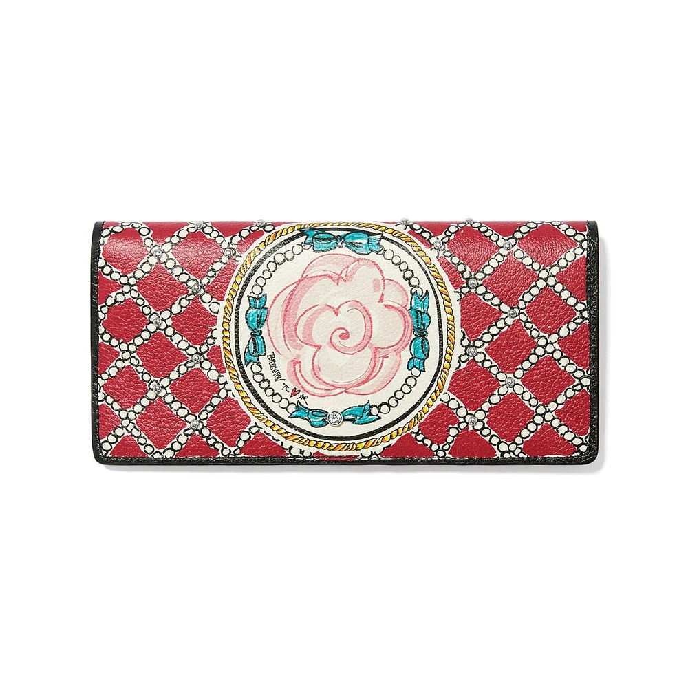 Paris Blooms Slim Wallet