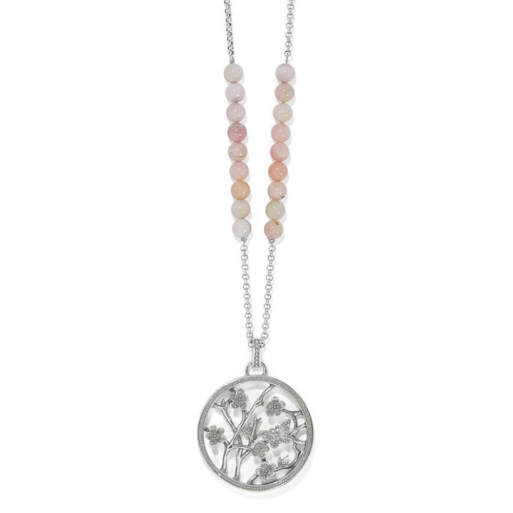 Sakura Beaded Pendant Necklace