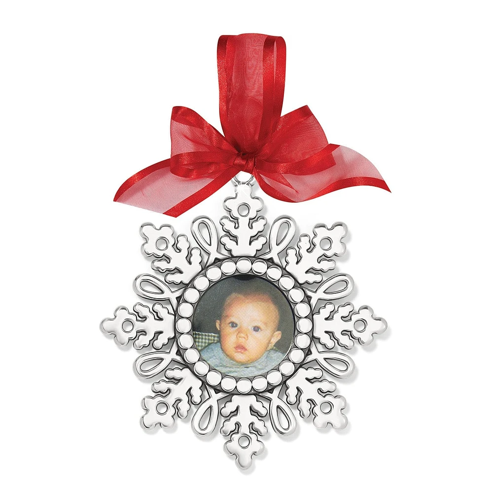 Snowflake Photo Delight Ornament