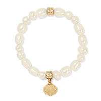 Sunset Cove Pearl Stretch Bracelet