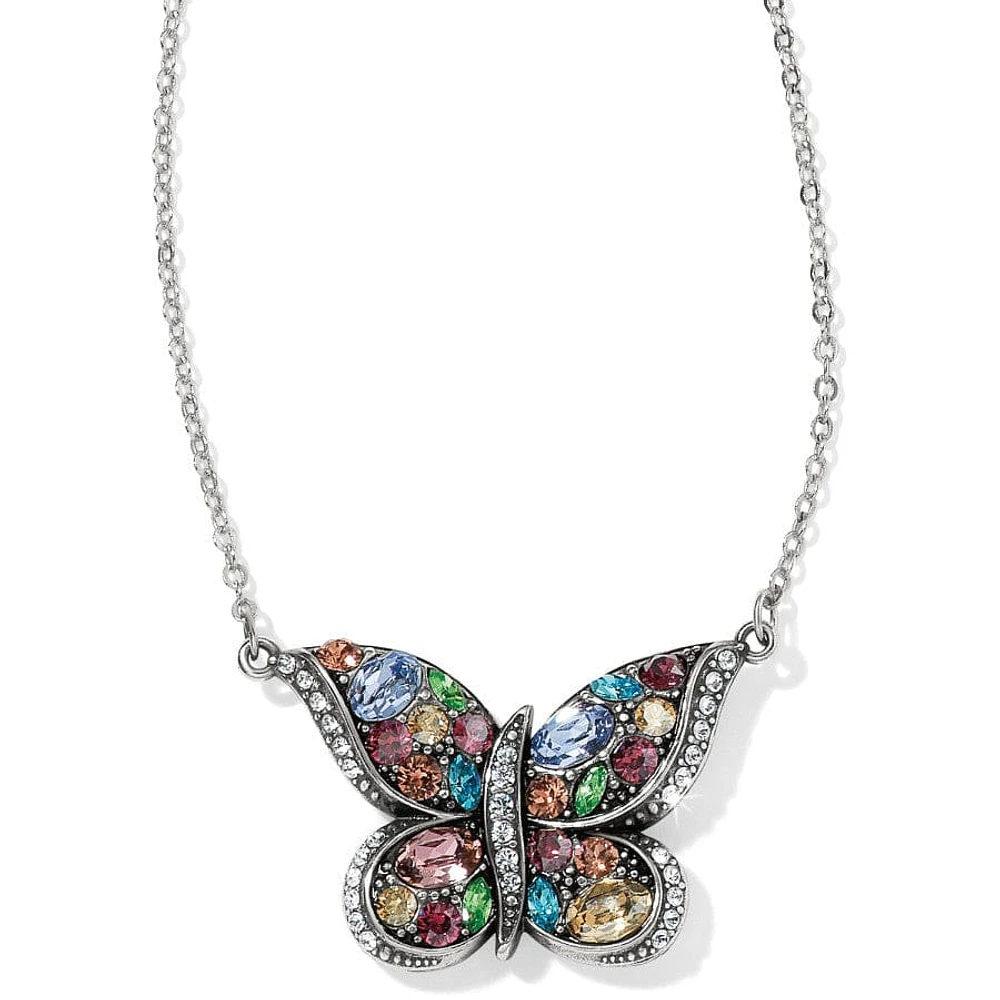 Trust Your Journey Reversible Butterfly Necklace