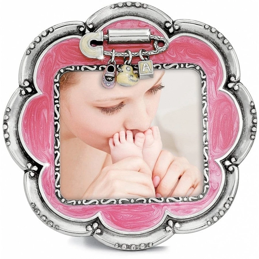 Baby Love Pink Flower Frame