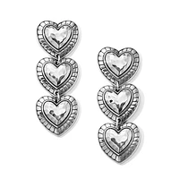 Big Sky Heart Post Drop Earrings