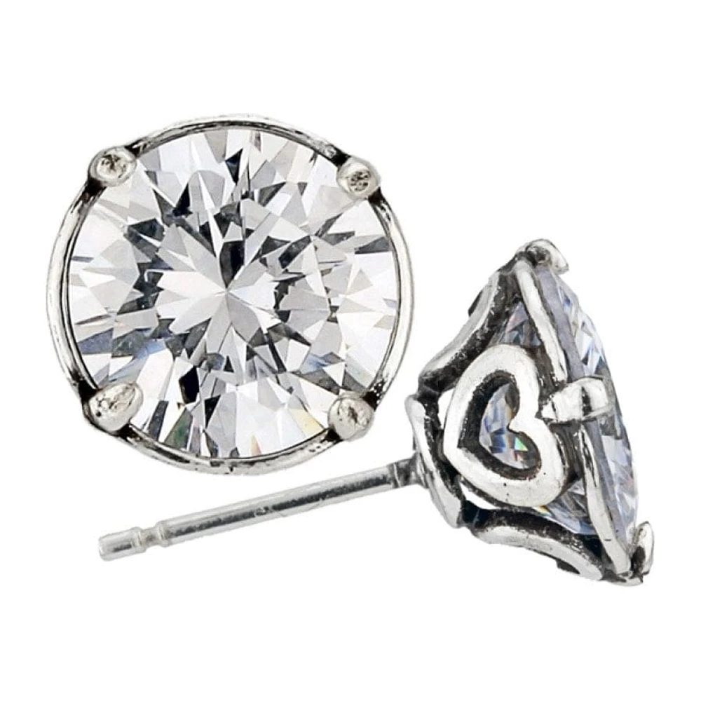 Brilliance 9MM Post Earrings