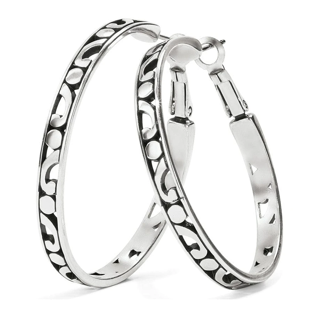 Contempo Large Hoop Earrings