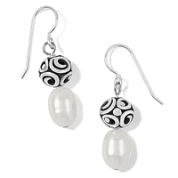 Contempo Pearl French Wire Earrings