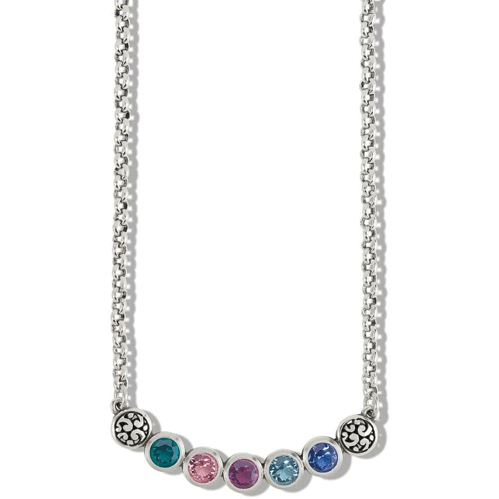 Elora Gems Dots Curve Necklace