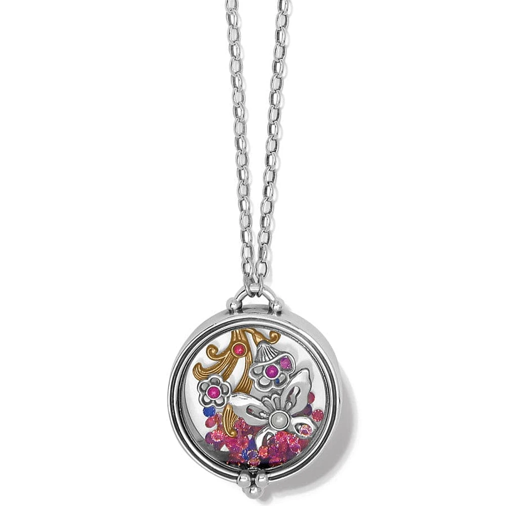 Flower Duet Shaker Necklace