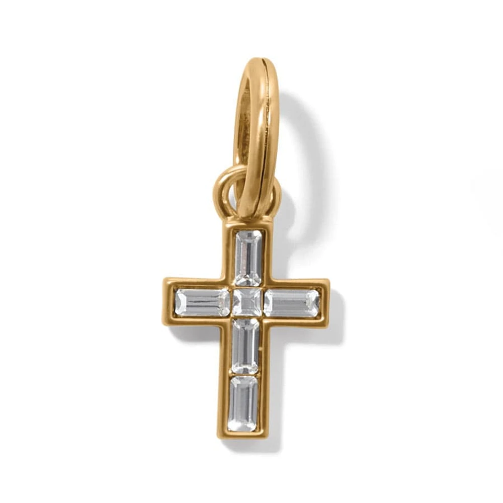 Golden Ray Cross Charm