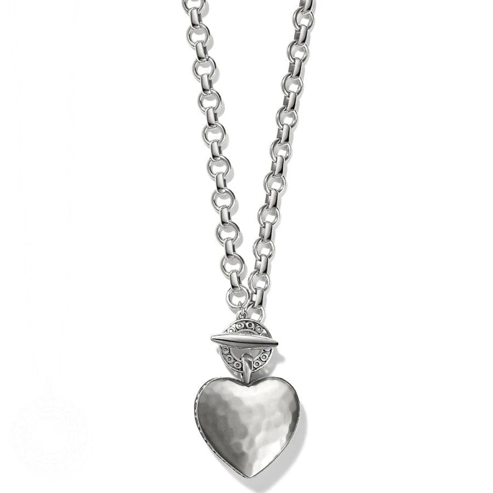 Inner Circle Heart Toggle Necklace