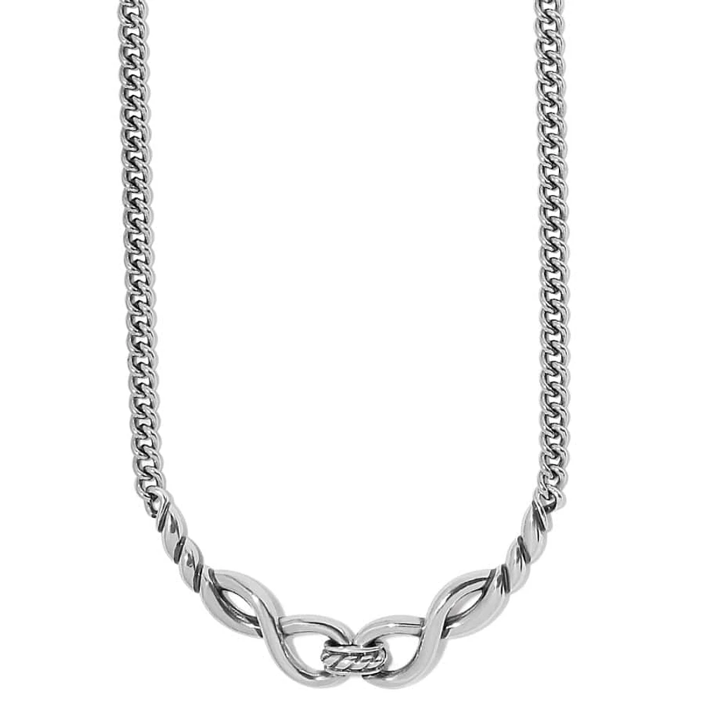 Interlok Infinity Collar Necklace