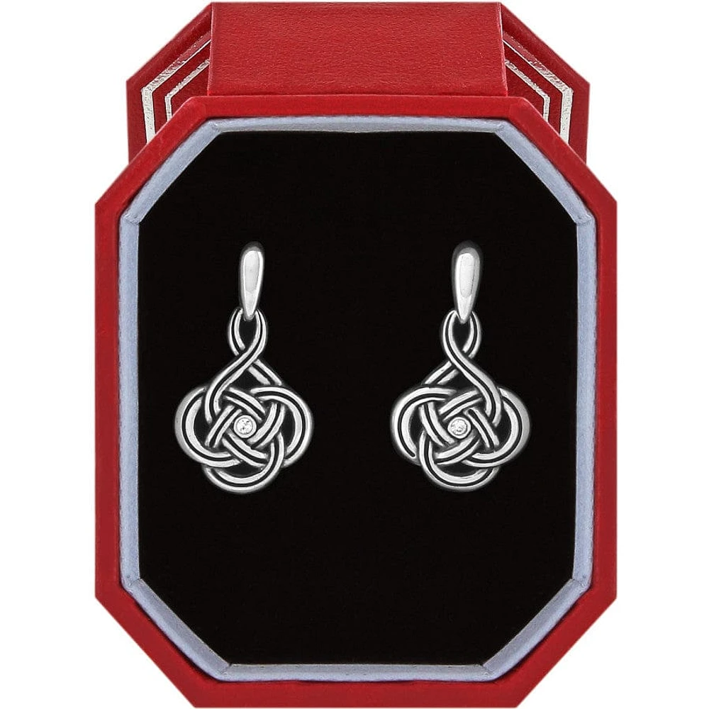 Interlok Petite Post Drop Earrings Gift Box