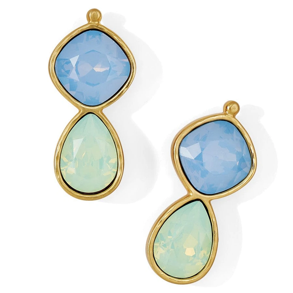 Mercury Post Drop Earrings