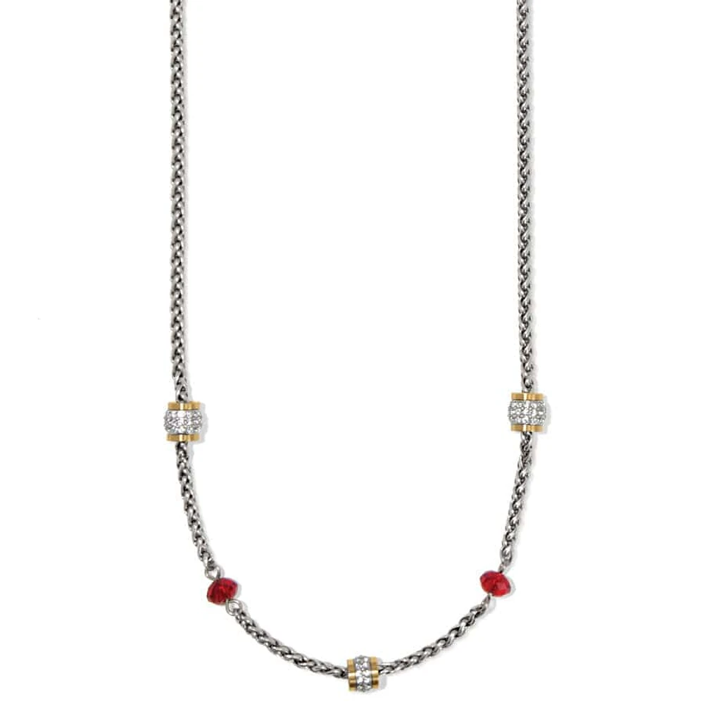 Meridian Red Short Necklace