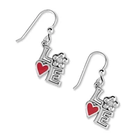 Mod Love French Wire Earrings