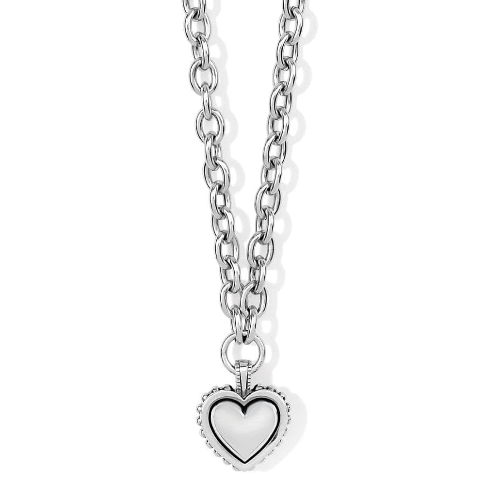 Pretty Tough Bold Heart Necklace