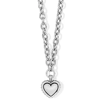 Pretty Tough Bold Heart Necklace