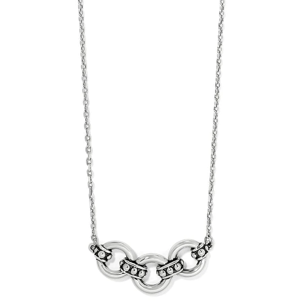 Pretty Tough Stud Trio Necklace