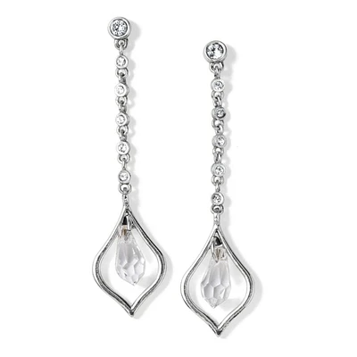 Prism light Diamond Petite Post Drop Earrings