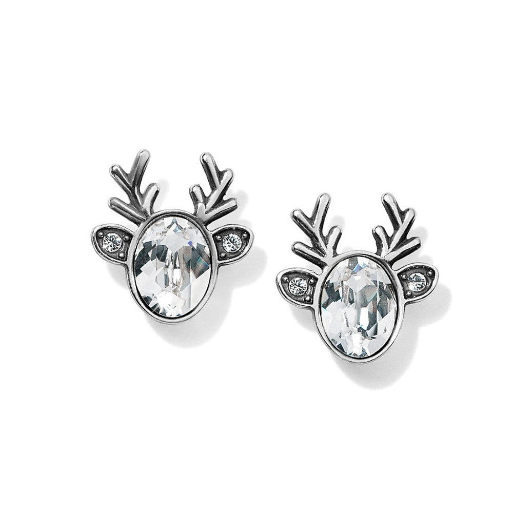 Reindeer Glitz Mini Post Earrings