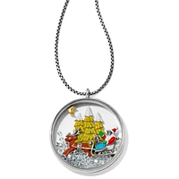 Santa's Sleigh Shaker Convertible Necklace