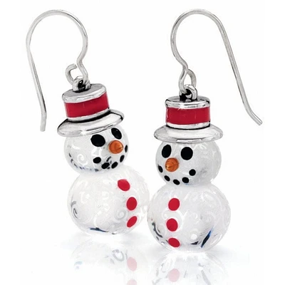 Snowman French Wire Earrings