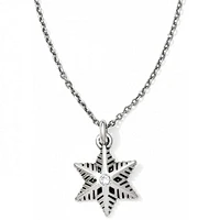 Sparkle Snowflake Petite Necklace