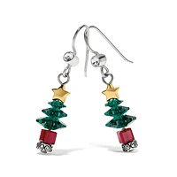 Tinsel Town Tree French Wire Earrings