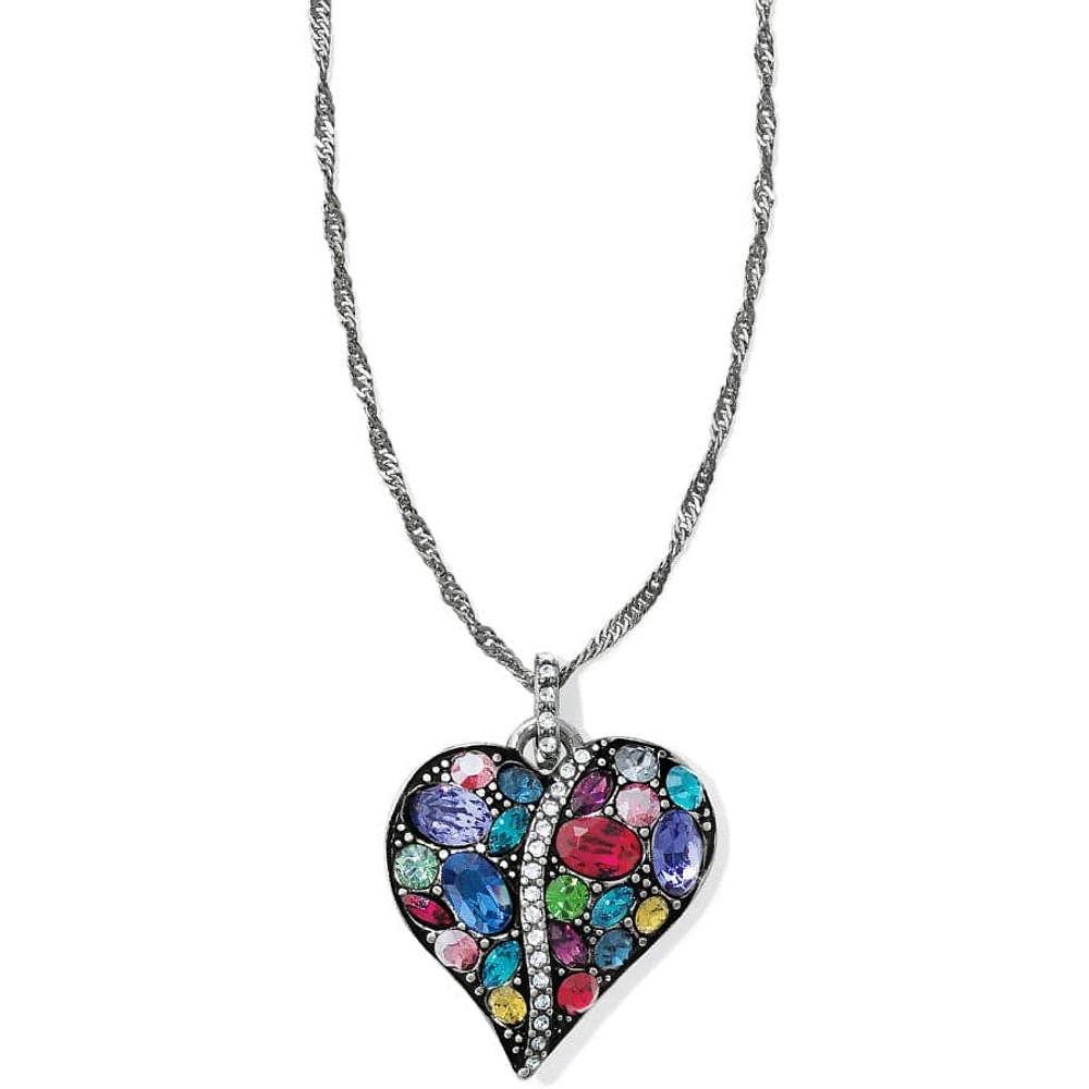 Trust Your Journey Heart Necklace