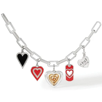 We Love Hearts Charm Bracelet