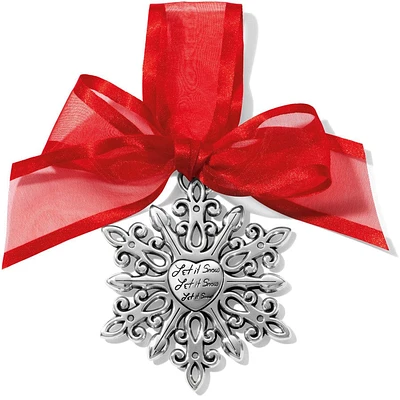 Winter Snowflake Christmas Ornament