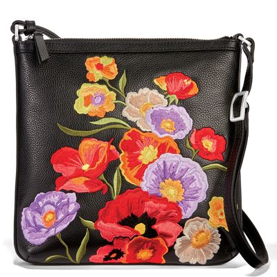 Painted Poppies Messenger Bag