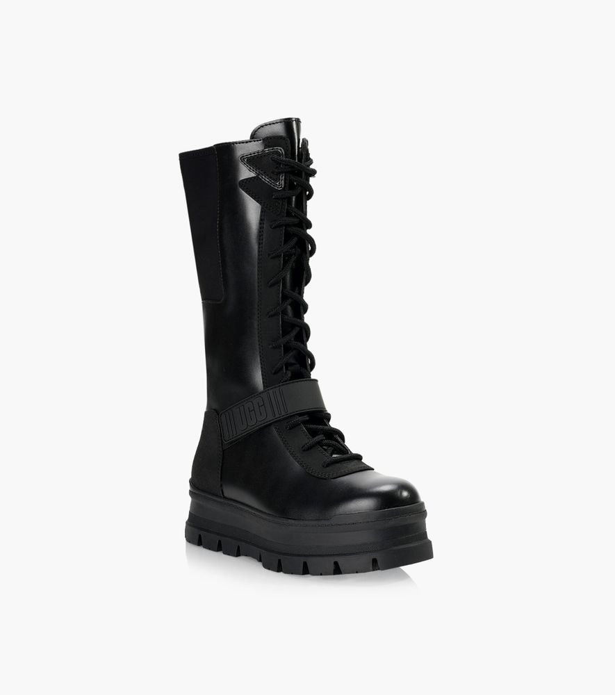 UGG FLYNN - Black Leather | BrownsShoes