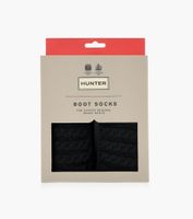 HUNTER RECYCLED MINI CABLE BOOT SOCK SHORT