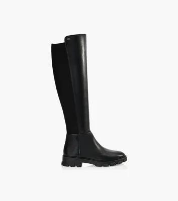 MICHAEL KORS RIDLEY BOOT - Black Leather And Fabric | BrownsShoes | Square  One